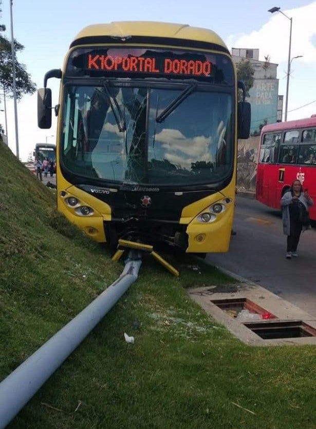 Accidente Transmilenio