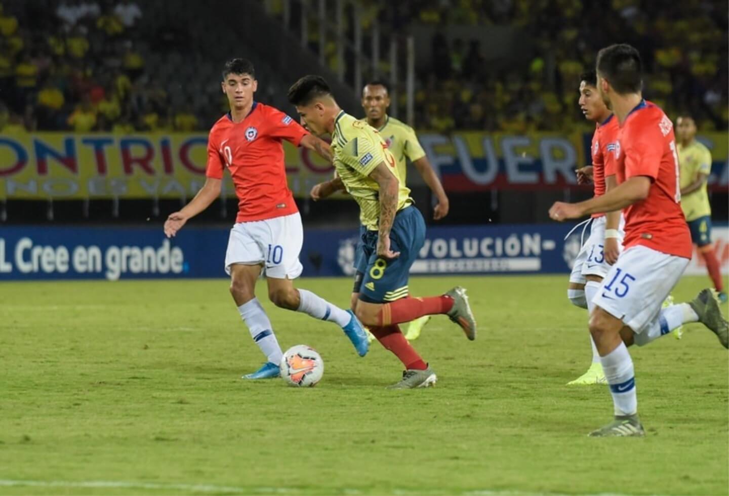Colombia vs Chile Preolímpico