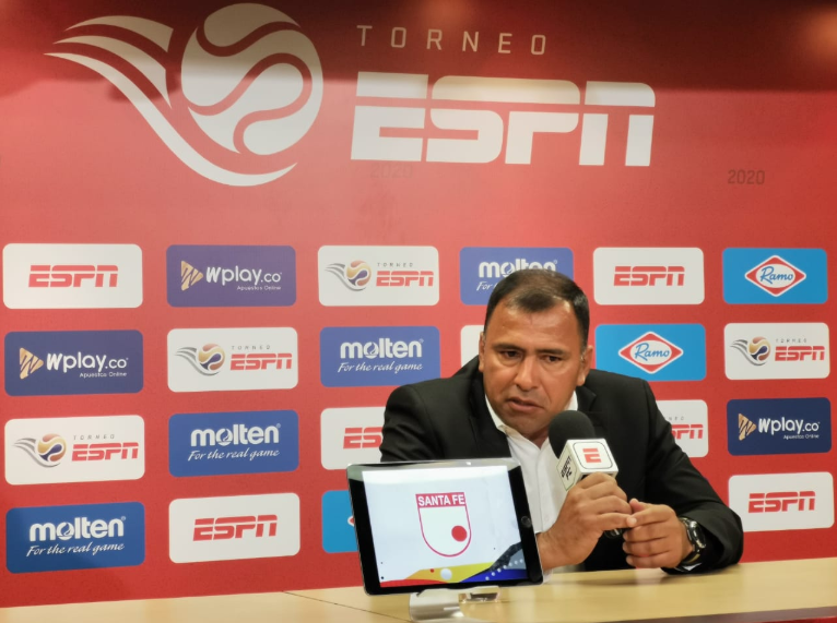 Hárold Rivera, técnico de Santa Fe 2020