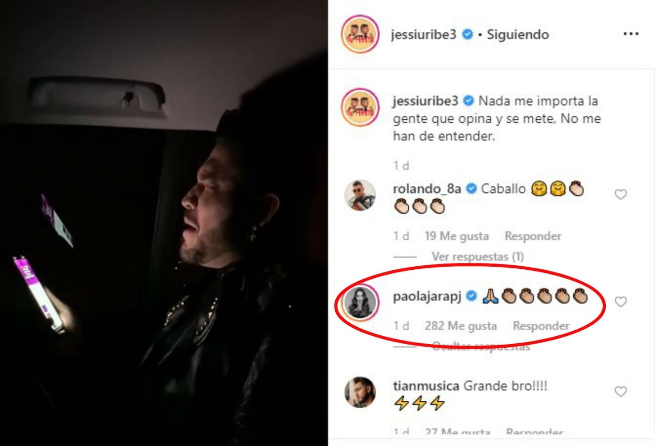 Paola Jara defendió a Jessi Uribe por esta publicación.