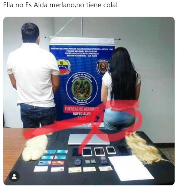 Memes de la captura de Aida Merlano