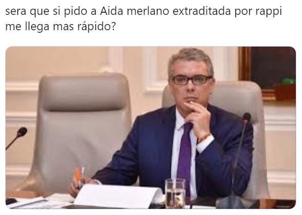 Memes de la captura de Aida Merlano