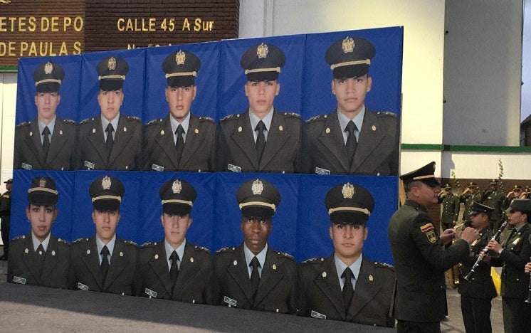 Homenaje atentado en escuela General Santander