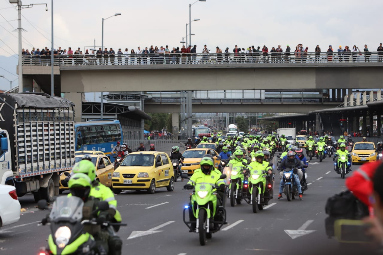 Enfrentamientos en la avenida de las Américas