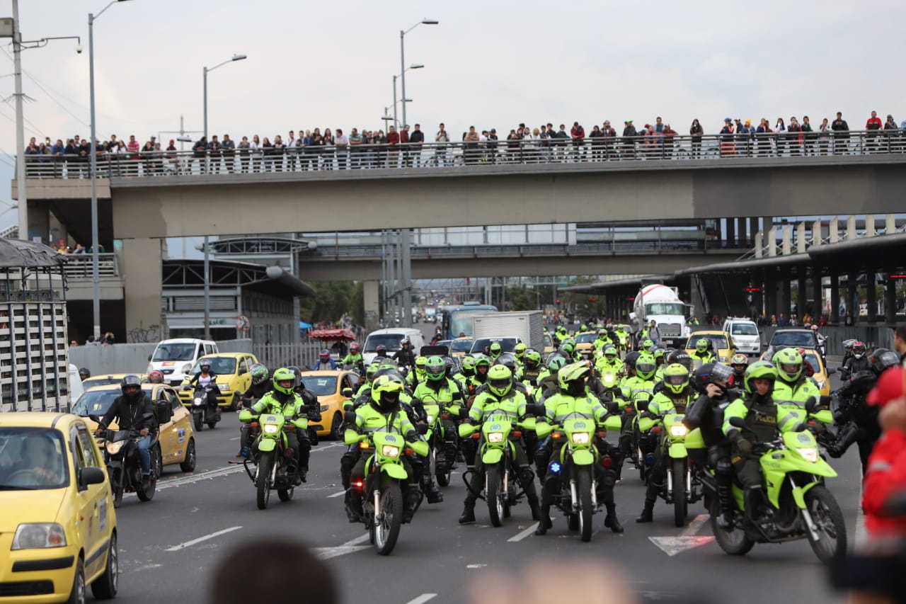 Enfrentamientos en la avenida de las Américas