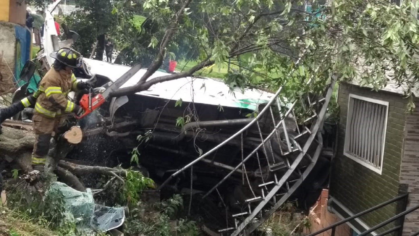 Accidente de ruta escolar