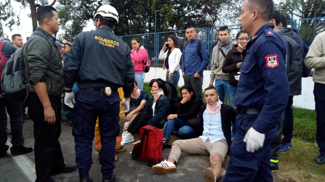 Heridos tras accidente
