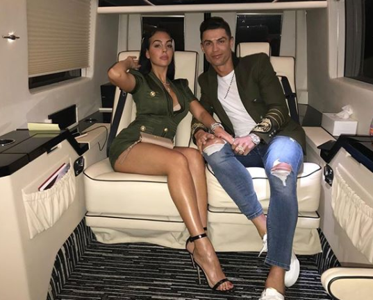 Georgina Rodríguez y Cristiano Ronaldo