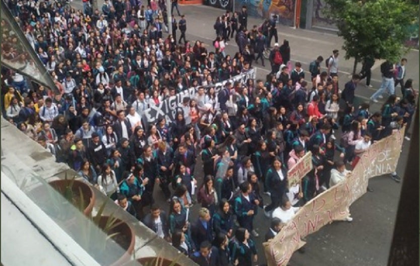 Protestas de estudiantes del Sena
