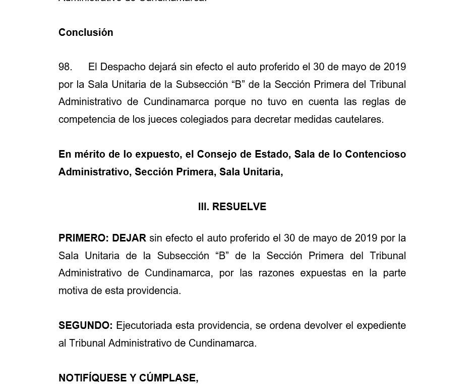 FALLO DE TRANSMILENIO POR LA SÉPTIMA