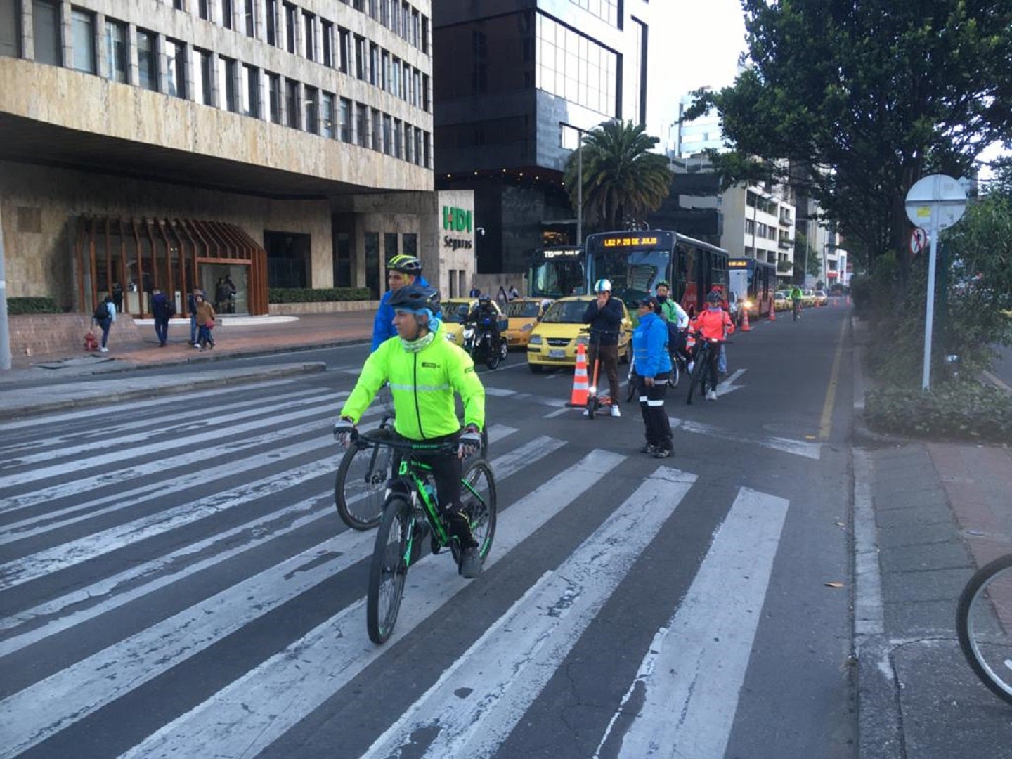 Día sin carro y sin moto en Bogotá