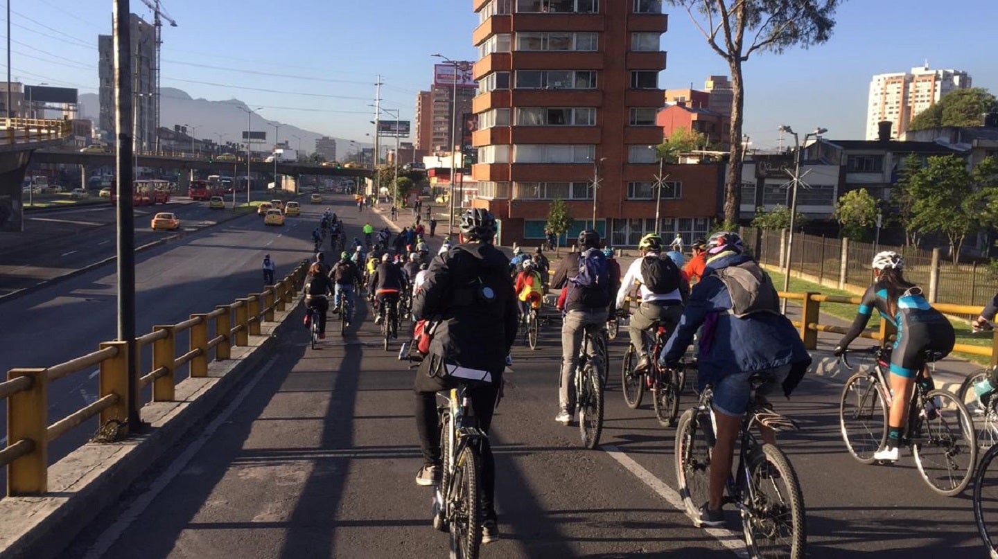 Día sin carro y sin moto en Bogotá