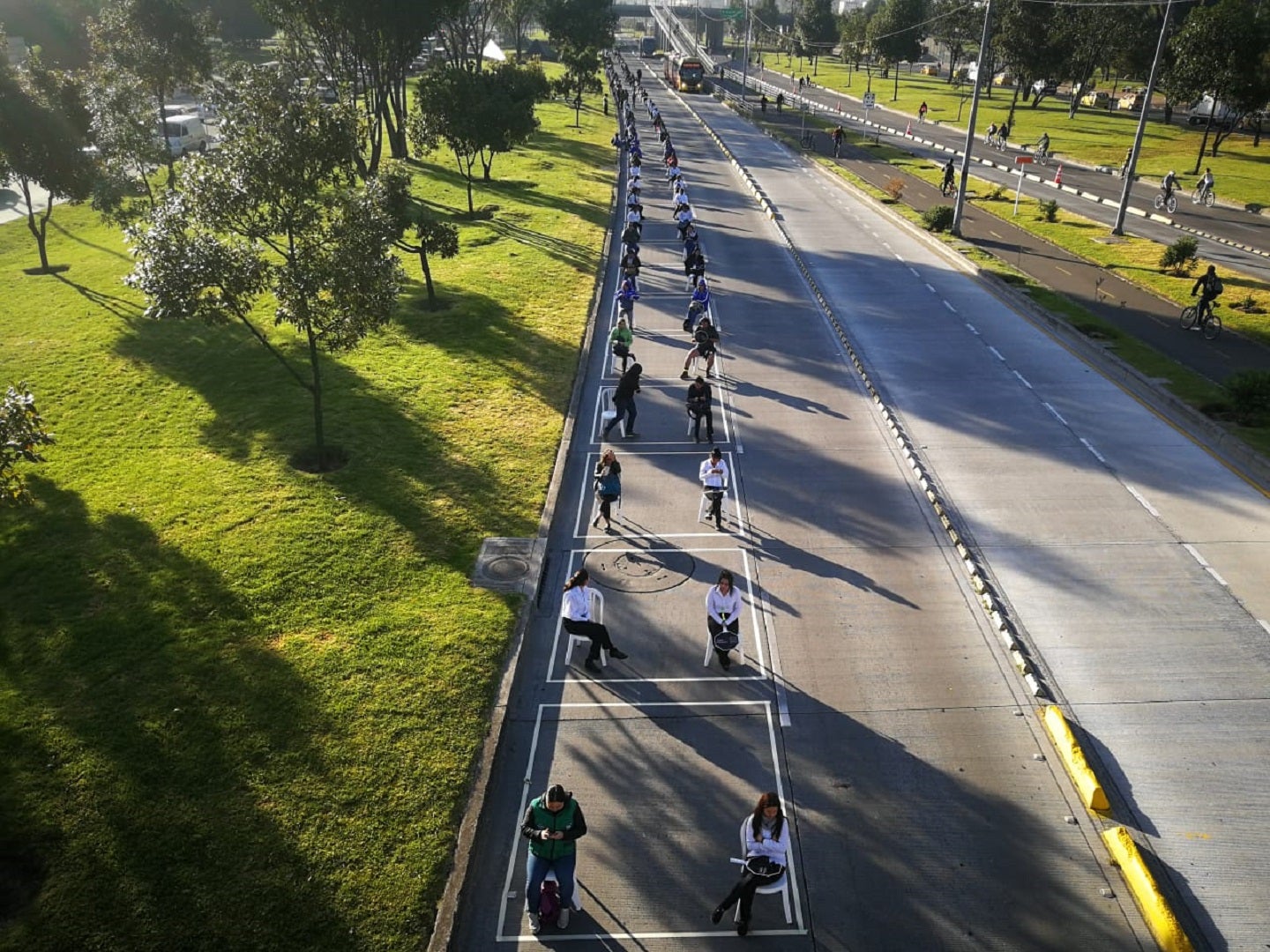 Día sin carro y sin moto en Bogotá