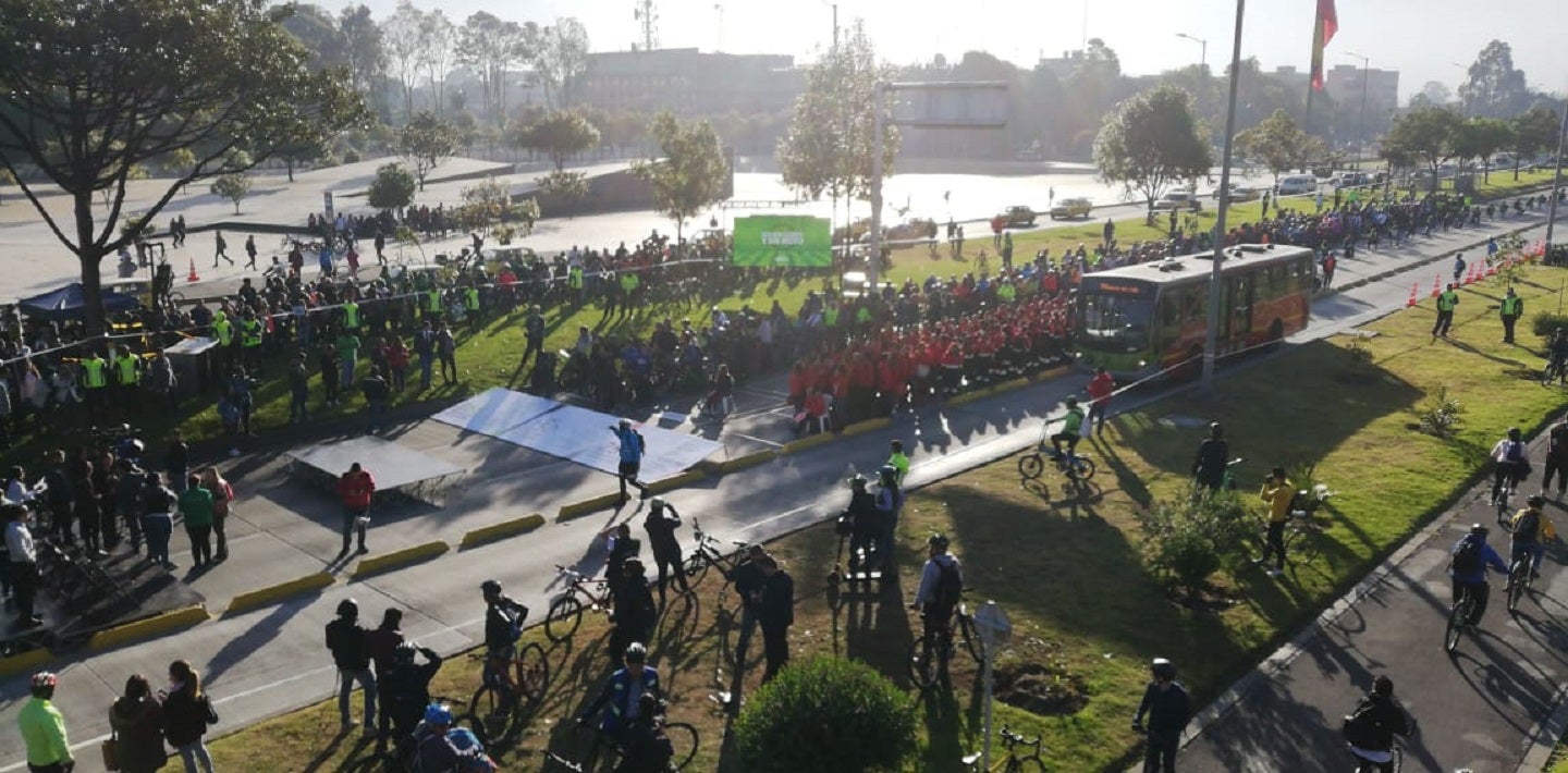 Día sin carro y sin moto en Bogotá