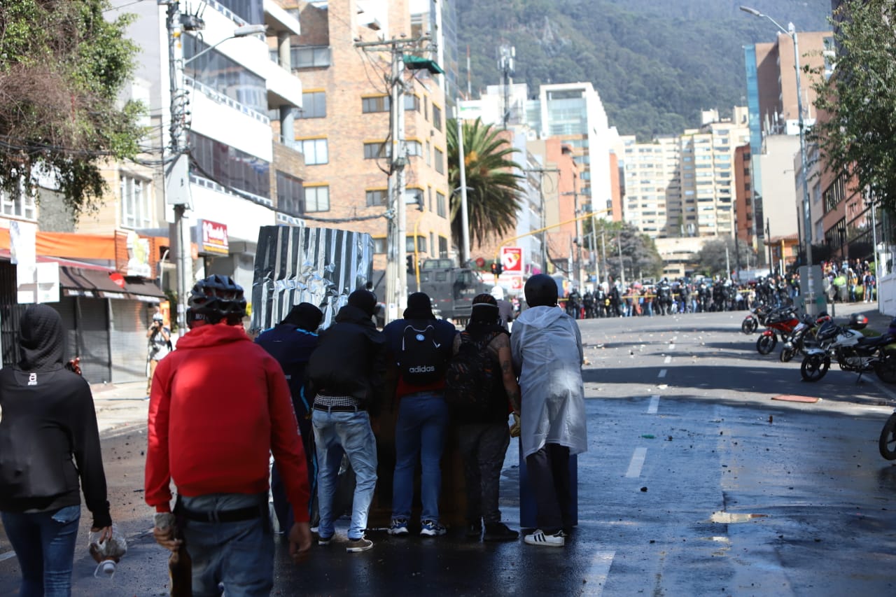 Disturbios en la Universidad Pedagógica - Febrero 13