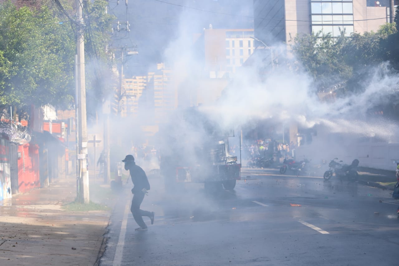 Disturbios en la Universidad Pedagógica - Febrero 13