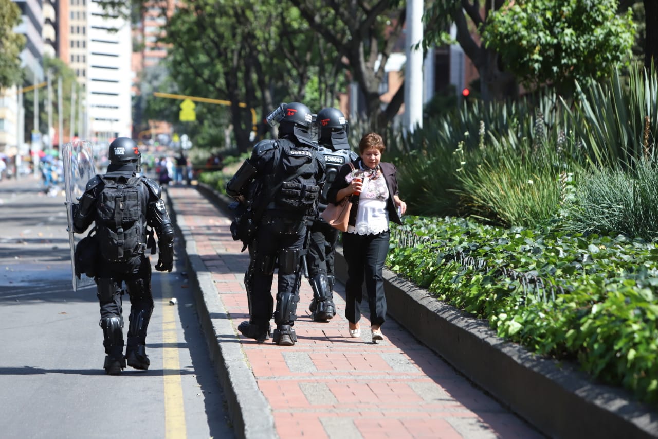 Disturbios en la Universidad Pedagógica - Febrero 13