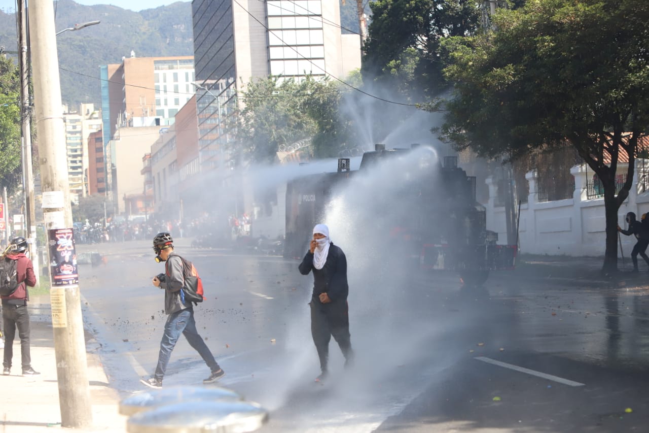 Disturbios en la Universidad Pedagógica - Febrero 13