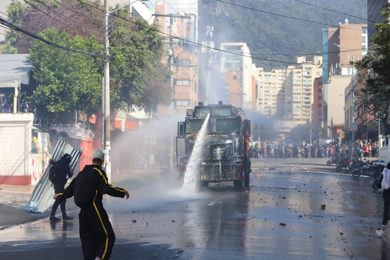 Disturbios en la Universidad Pedagógica - Febrero 13