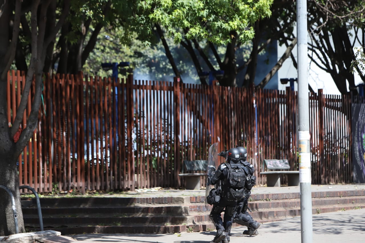 Disturbios en la Universidad Pedagógica - Febrero 13