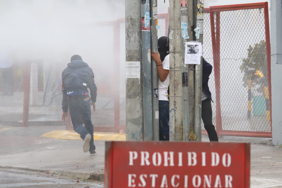 Disturbios en la pedagógica - 19 de febrero