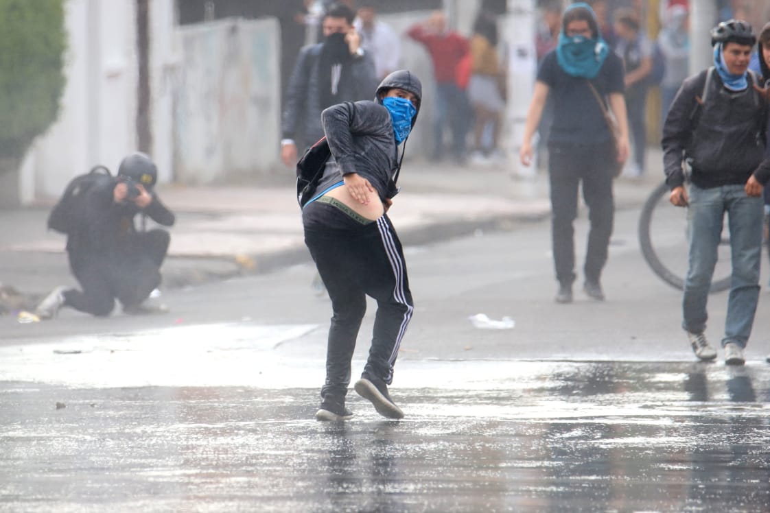 Disturbios en la pedagógica - 19 de febrero