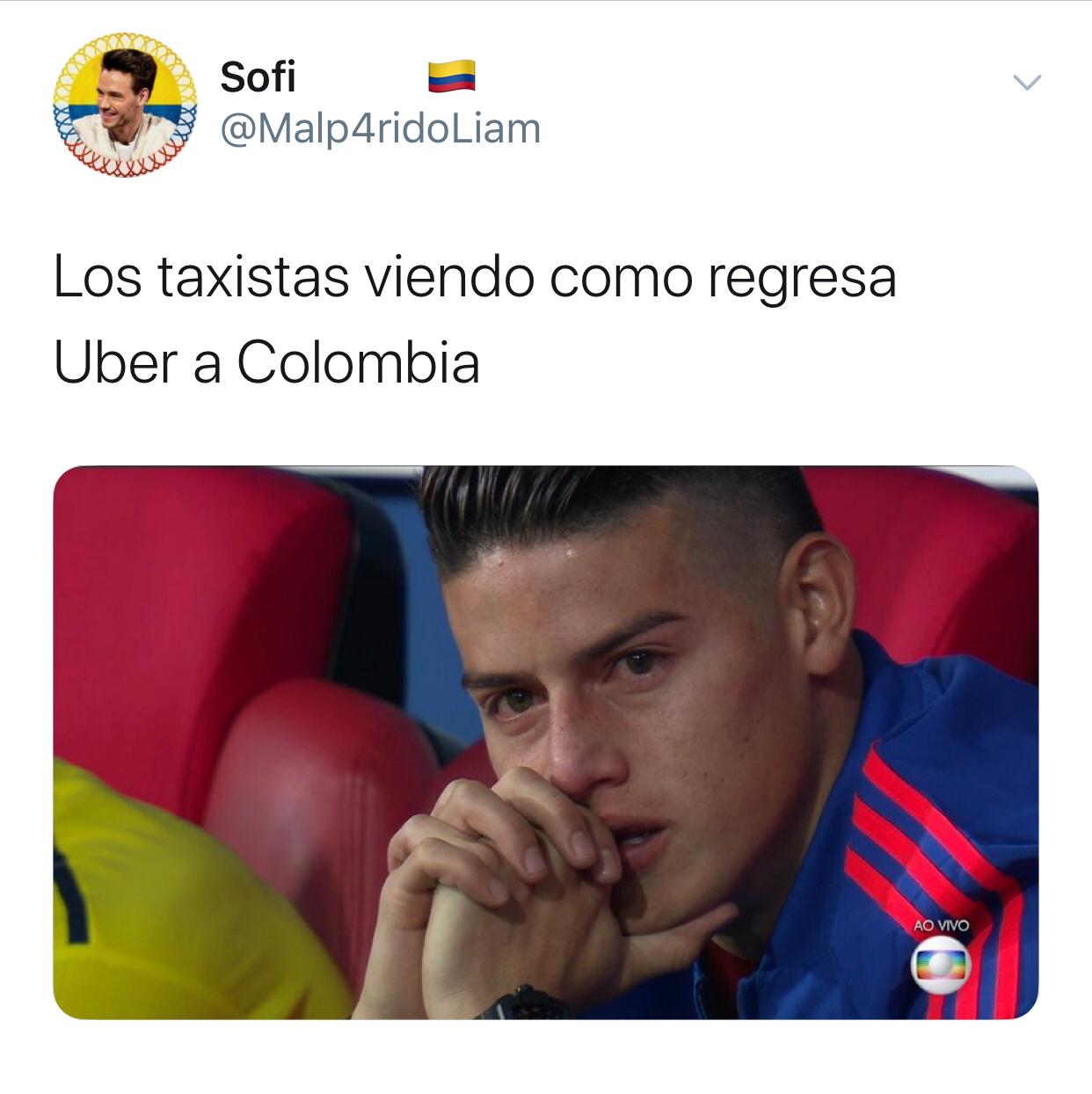 Memes por el regreso de Uber a Colombia