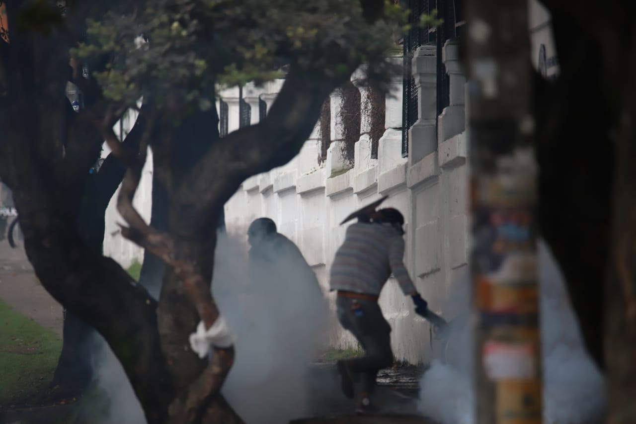 Disturbios Universidad Pedagógica - Febrero 24