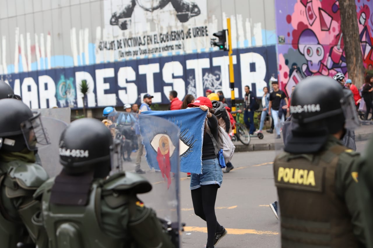 Disturbios Universidad Pedagógica - Febrero 24