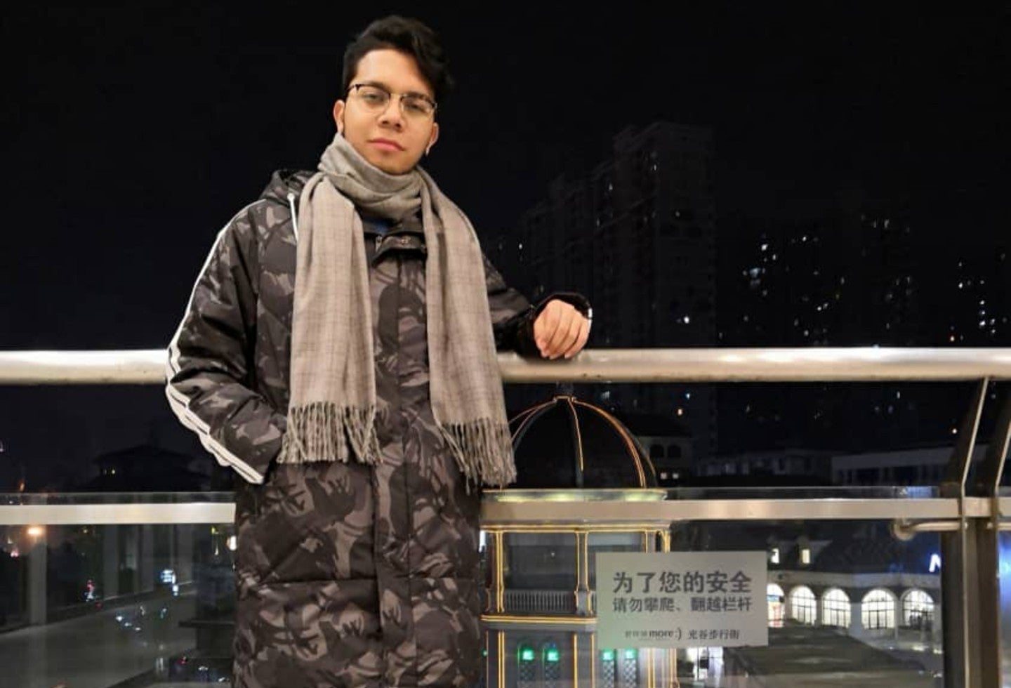 Julián Vélez, colombiano que se quedó en Wuhan