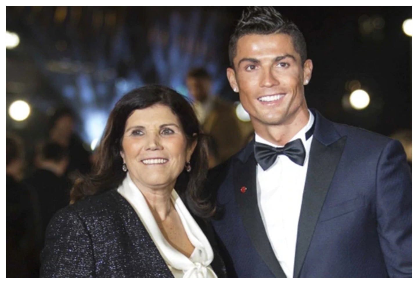 Cristiano Ronaldo y su madre