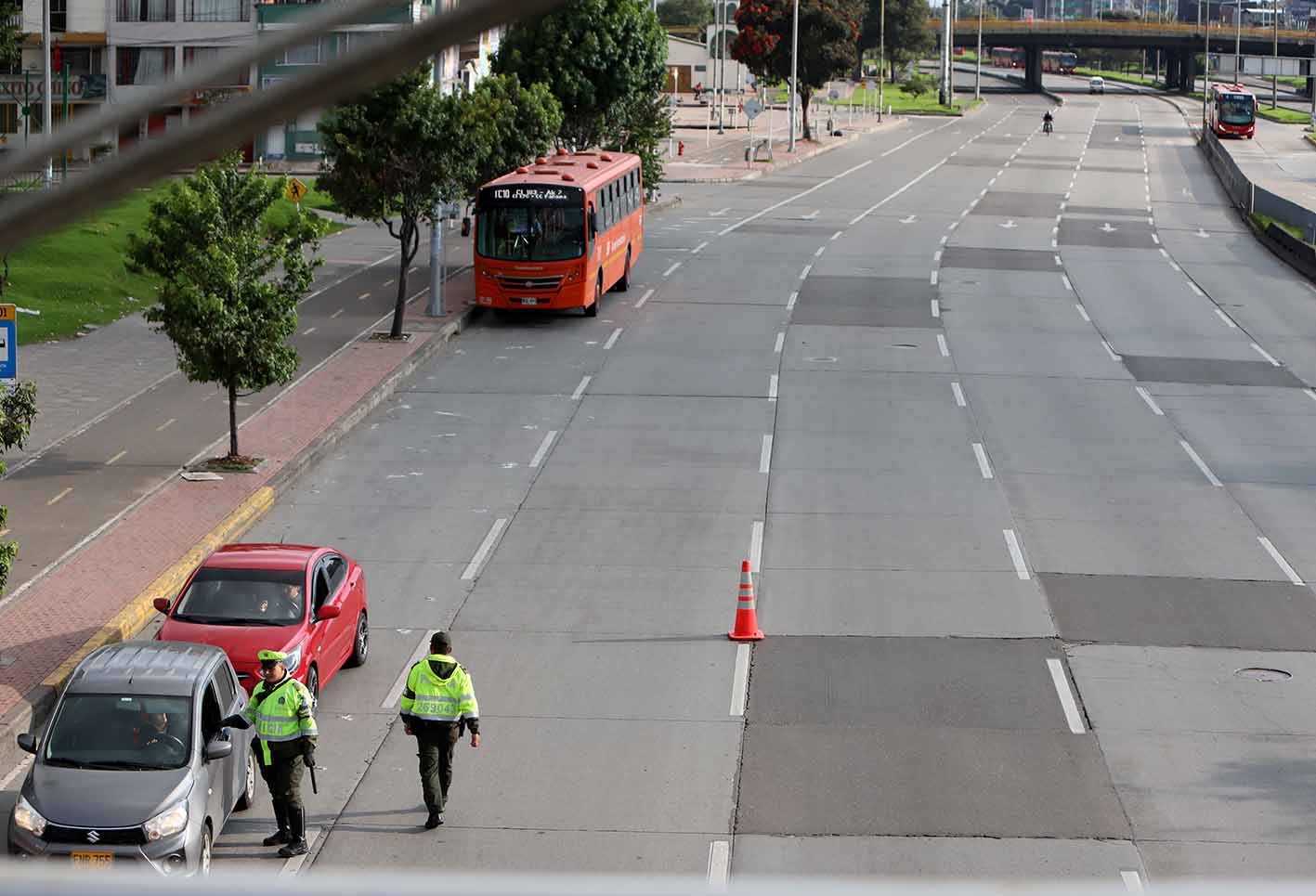 Aislamiento preventivo en Bogotá