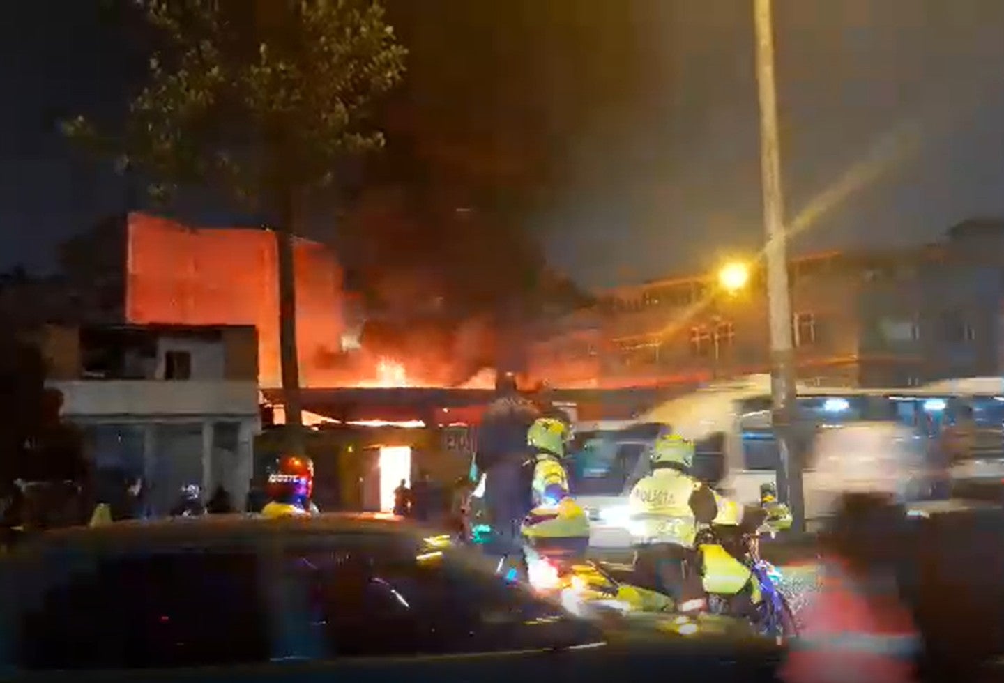 Incendio en la carrera 68