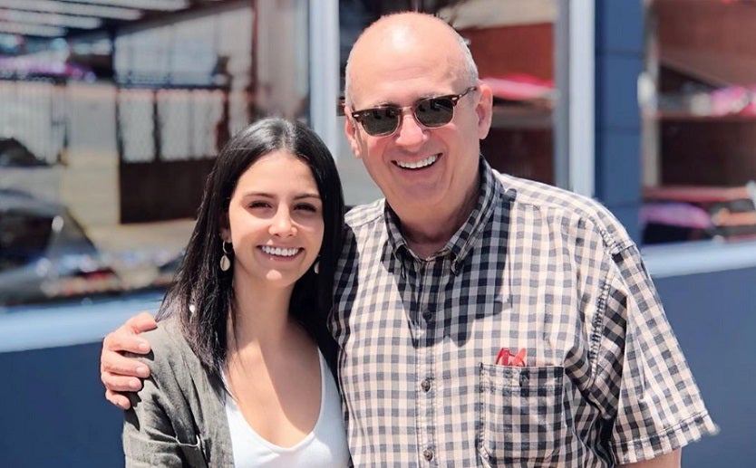 Jota Mario y su hija