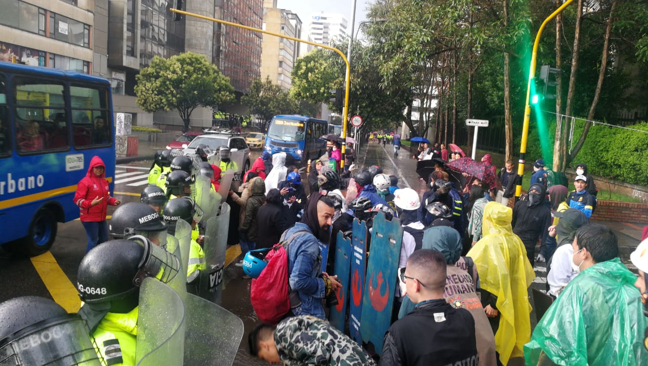 Protestas en la carrera 13