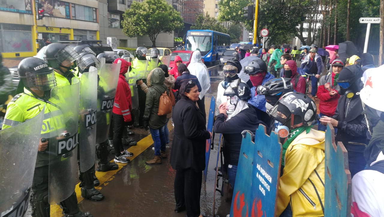 Protestas en la carrera 13