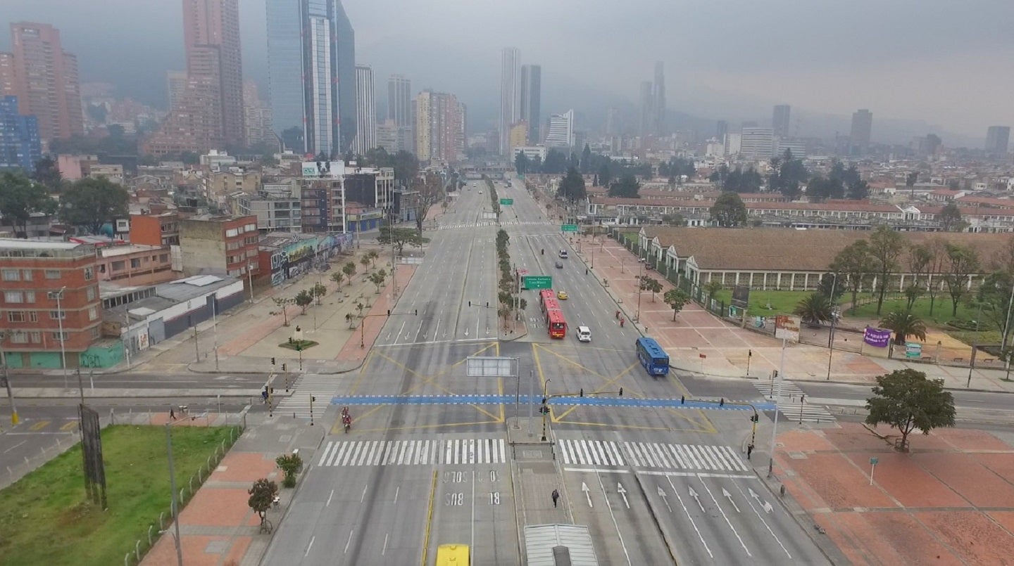 Bogotá amanece desolada