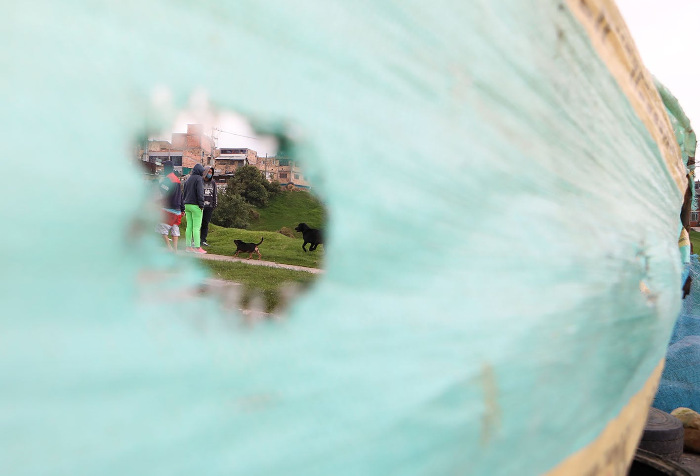 Dolorosas imágenes de desmanes en el sur de Bogotá