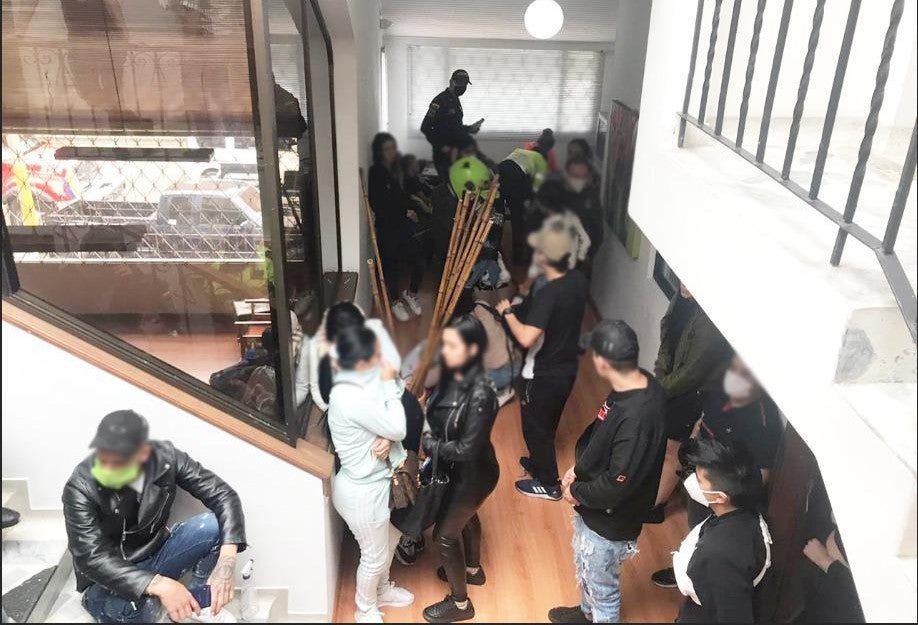 Fiesta en Bogotá en medio de cuarentena