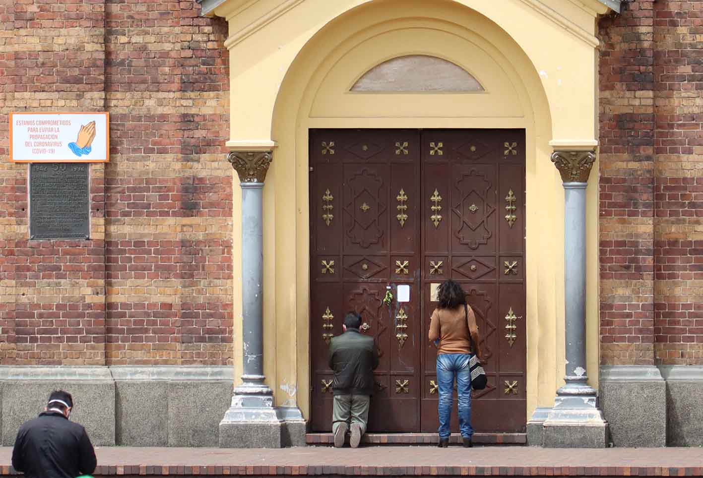 Iglesias-Domingo de Ramos en Bogotá durante cuarentena