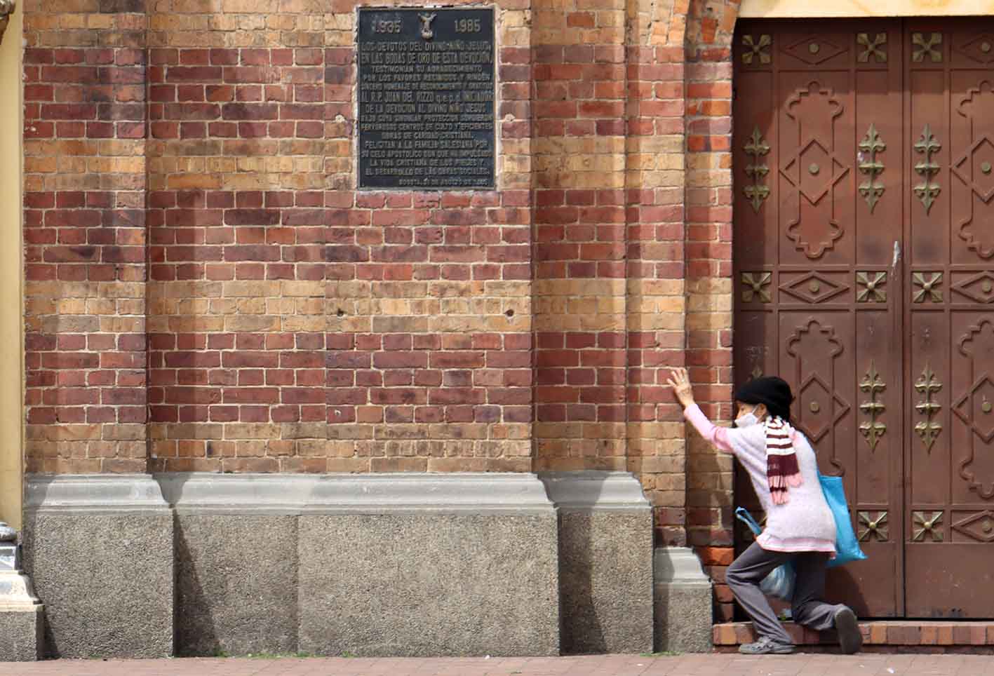 Iglesias-Domingo de Ramos en Bogotá durante cuarentena