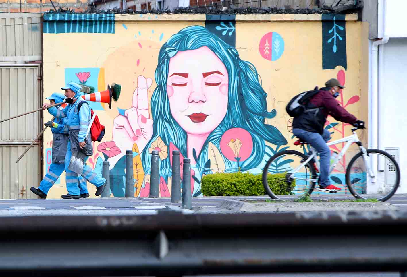 Iglesias-Domingo de Ramos en Bogotá durante cuarentena