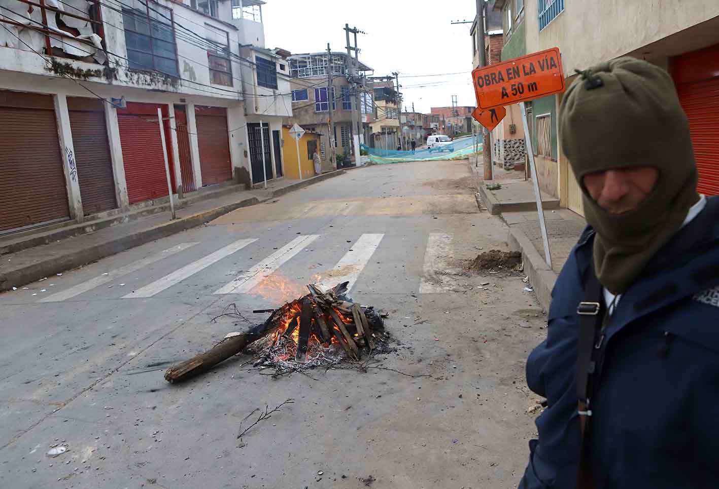 Por parte de la Alcaldía, según los manifestantes, no han recibido apoyo.