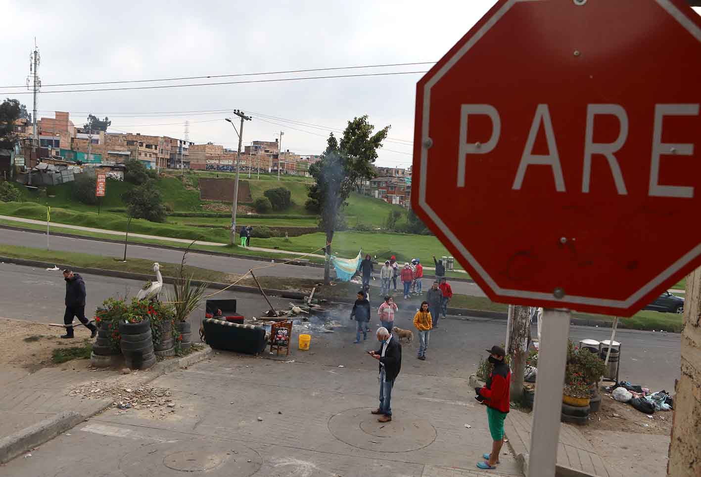 Algunos manifestantes manifiestan que llevan más de ocho días sin comer bien