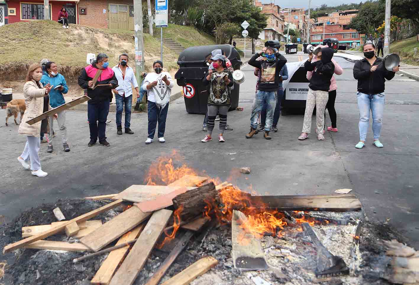En las últimas horas ha crecido el malestar de los habitantes de Ciudad Bolívar en medio de la cuarentena.