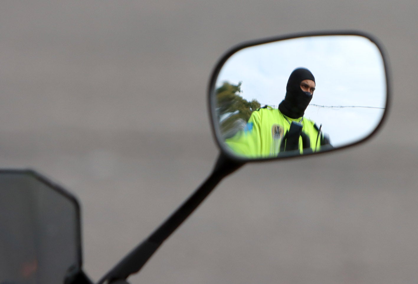 Caravana de ambulancias en Bogotá