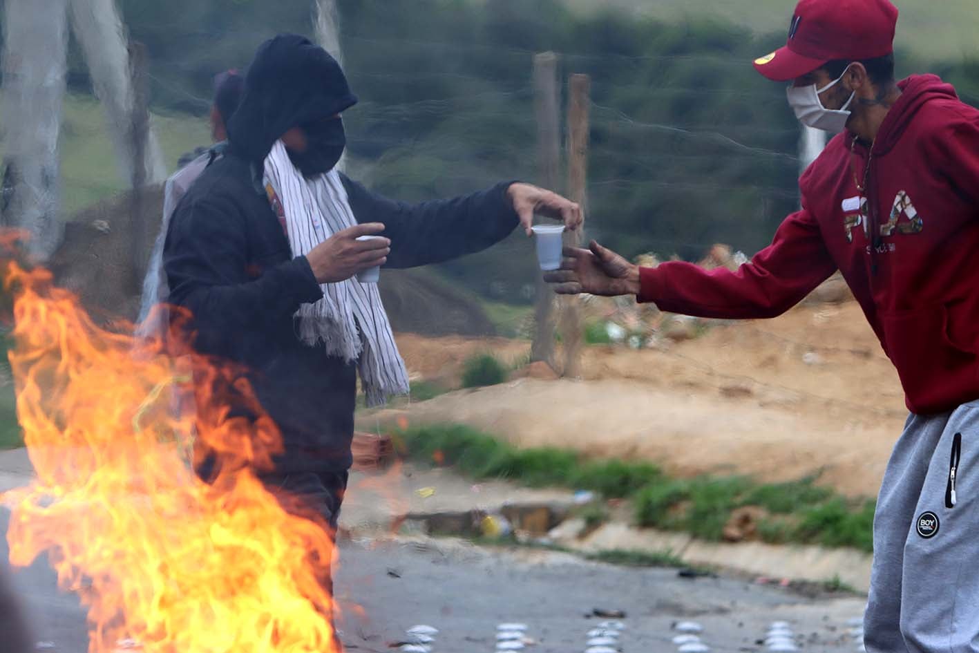 Hasta quemas han incluido las manifestaciones.