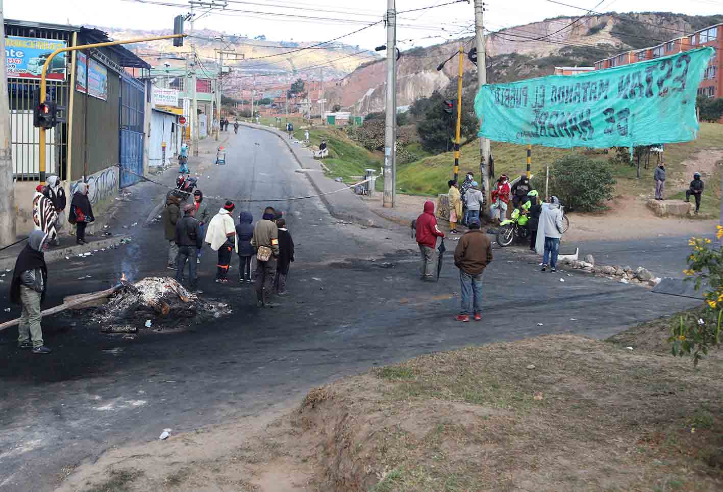 No se ha permitido ni el paso de buses y camiones.