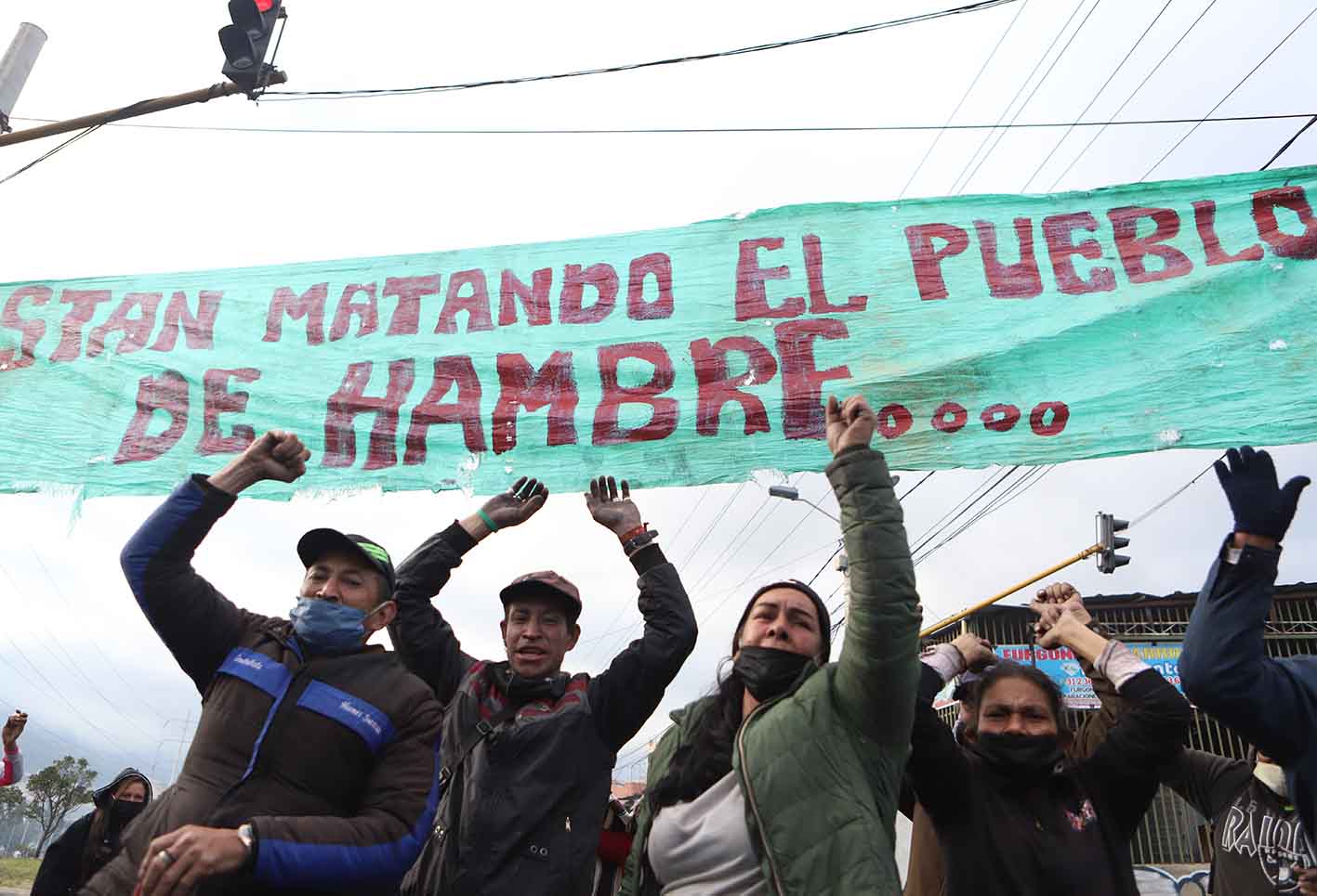 El hambre aqueja a los ciudadanos en medio de la cuarentena.