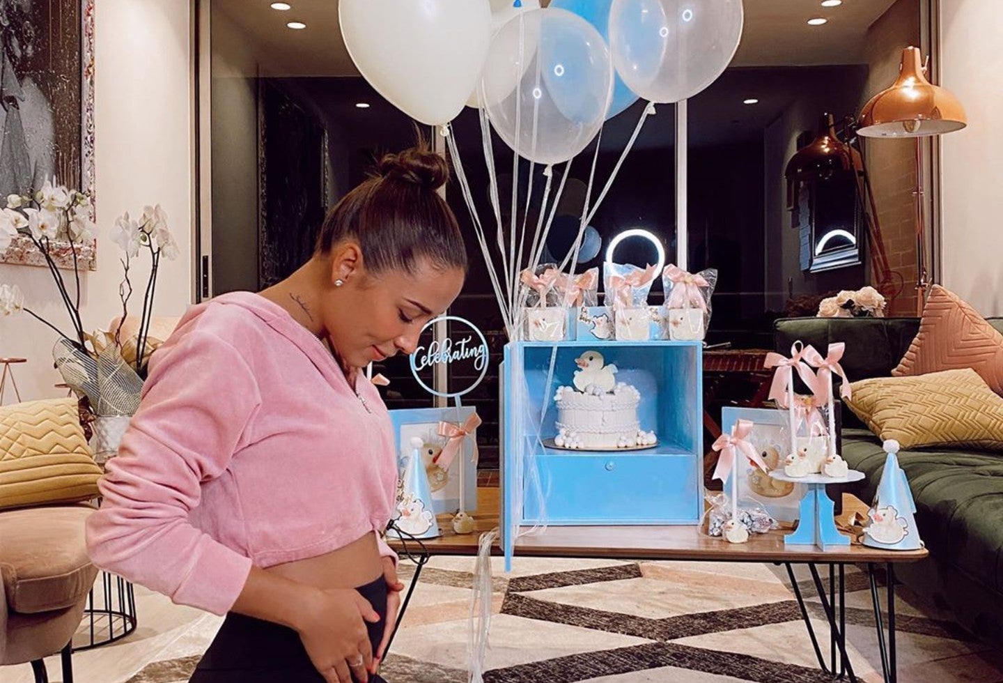 Luisa Fernanda W embarazada